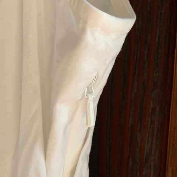 Leifnotes Navy & white wrap dress - size 10 - Picture 8 of 13